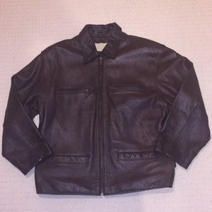 Wilson Brown Leather Jacket